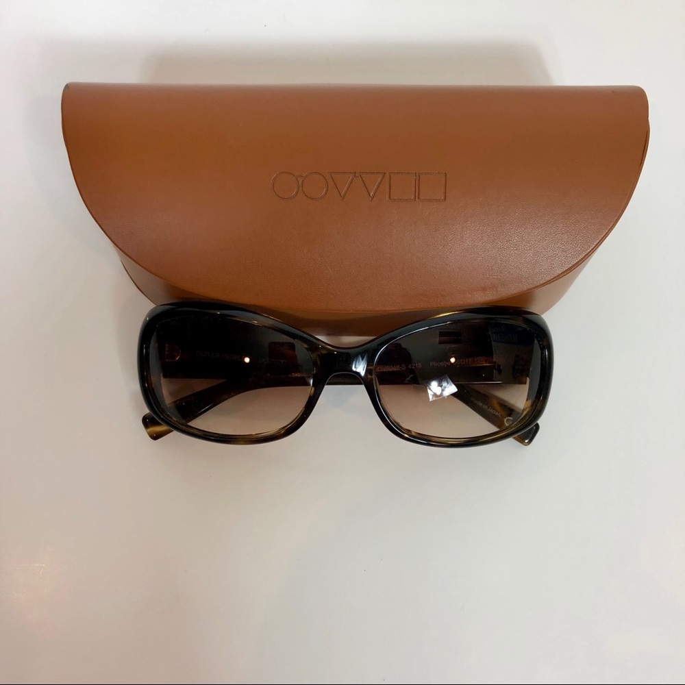 Oliver Peoples | Phoebe Red Tortoise Sunglasses